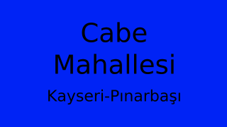 Cabe Mahallesi Thumbnail