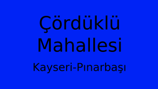 Çördüklü Mahallesi Thumbnail