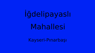İğdelipayaslı Mahallesi Thumbnail