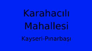 Karahacılı Mahallesi Thumbnail