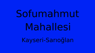 Sofumahmut Mahallesi Thumbnail