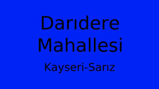 Darıdere Mahallesi Thumbnail