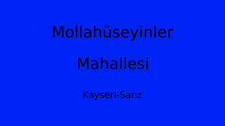 Mollahüseyinler Mahallesi Thumbnail