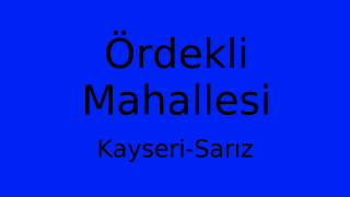 Ördekli Mahallesi Thumbnail