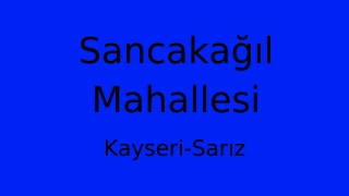 Sancakağıl Mahallesi Thumbnail