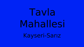 Tavla Mahallesi Thumbnail