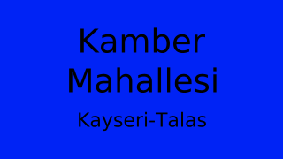 Kamber Mahallesi Thumbnail