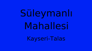 Süleymanlı Mahallesi Thumbnail
