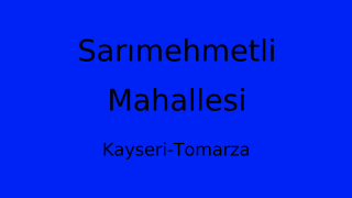 Sarımehmetli Mahallesi Thumbnail