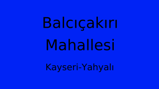 Balcıçakırı Mahallesi Thumbnail