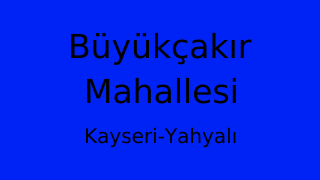 Büyükçakır Mahallesi Thumbnail