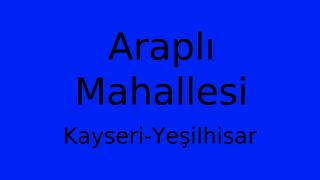 Araplı Mahallesi Thumbnail