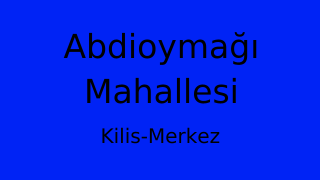 Abdioymağı Mahallesi Thumbnail