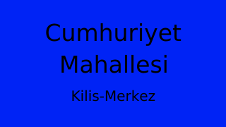 Cumhuriyet Mahallesi Thumbnail