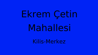 Ekrem Çetin Mahallesi Thumbnail