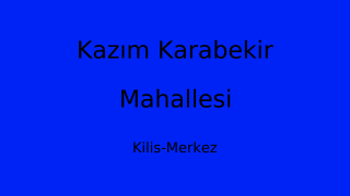 Kazım Karabekir Mahallesi Thumbnail