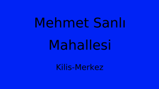 Mehmet Sanlı Mahallesi Thumbnail