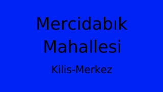 Mercidabık Mahallesi Thumbnail