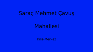 Saraç Mehmet Çavuş Mahallesi Thumbnail