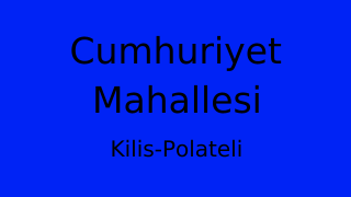 Cumhuriyet Mahallesi Thumbnail