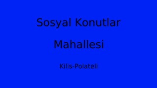 Sosyal Konutlar Mahallesi Thumbnail