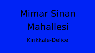 Mimar Sinan Mahallesi Thumbnail