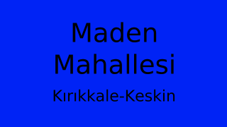 Maden Mahallesi Thumbnail