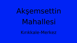Akşemsettin Mahallesi Thumbnail