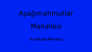 Aşağımahmutlar Mahallesi Thumbnail