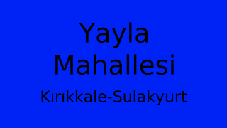 Yayla Mahallesi Thumbnail