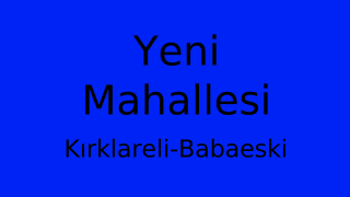 Yeni Mahallesi Thumbnail
