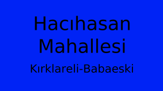 Hacıhasan Mahallesi Thumbnail