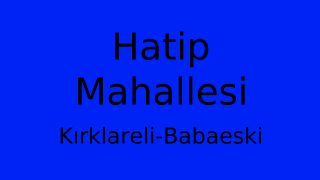 Hatip Mahallesi Thumbnail