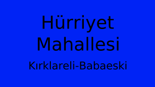 Hürriyet Mahallesi Thumbnail
