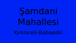 Şamdani Mahallesi Thumbnail