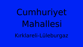 Cumhuriyet Mahallesi Thumbnail