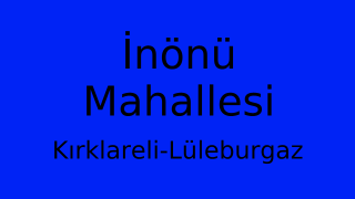 İnönü Mahallesi Thumbnail