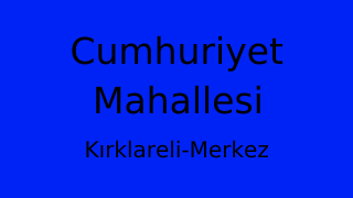 Cumhuriyet Mahallesi Thumbnail