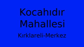 Kocahıdır Mahallesi Thumbnail