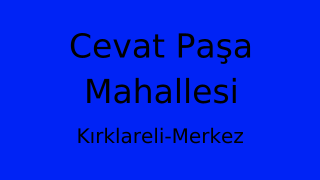 Cevat Paşa Mahallesi Thumbnail