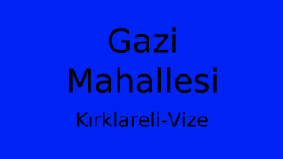 Gazi Mahallesi Thumbnail