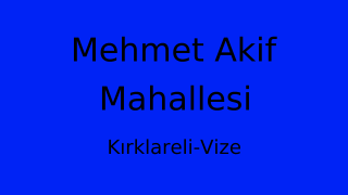 Mehmet Akif Mahallesi Thumbnail