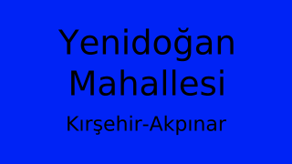 Yenidoğan Mahallesi Thumbnail