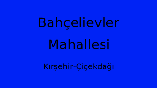 Bahçelievler Mahallesi Thumbnail