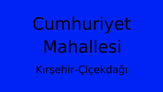 Cumhuriyet Mahallesi Thumbnail