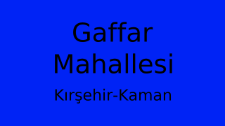 Gaffar Mahallesi Thumbnail