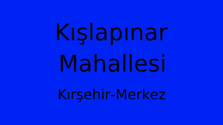 Kışlapınar Mahallesi Thumbnail