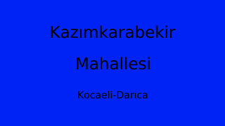 Kazımkarabekir Mahallesi Thumbnail
