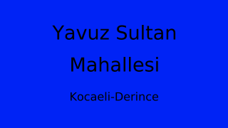 Yavuz Sultan Mahallesi Thumbnail
