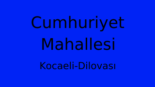 Cumhuriyet Mahallesi Thumbnail